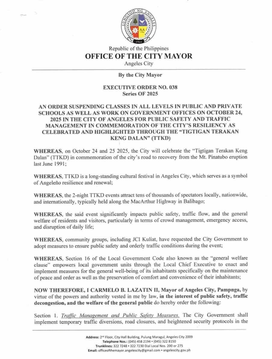 TTKD 2025 suspension