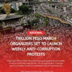Trillion Peso March organizers set to launch weekly anti-corruption protests