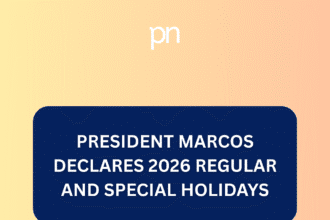 President Marcos Declares 2026 Regular and Special Holidays