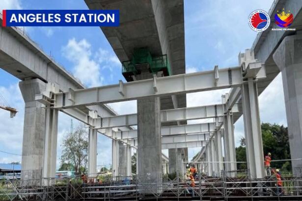 Angeles Station DOTr NSCR Under Construction