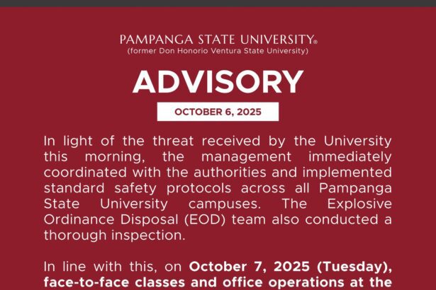 Photo from Pampanga State University Facebook Page