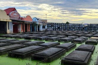 Flooded Cemetery in Masantol Pampanga 2025