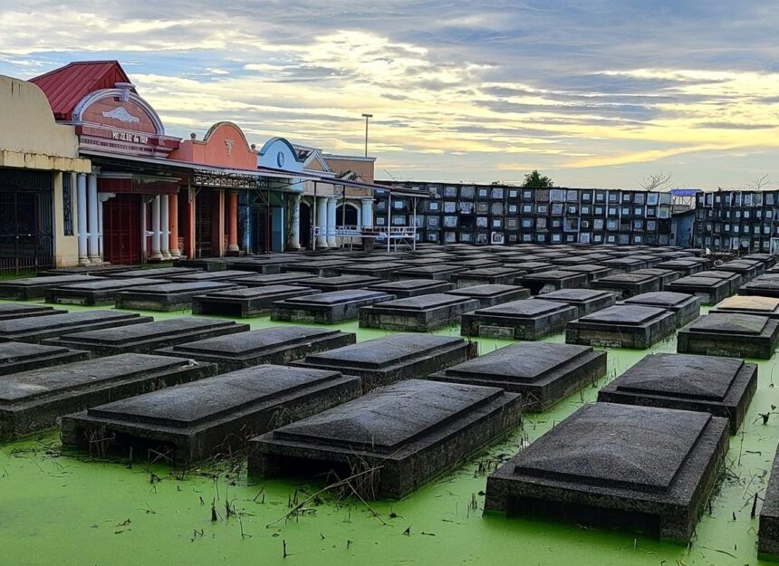 Flooded Cemetery in Masantol Pampanga 2025